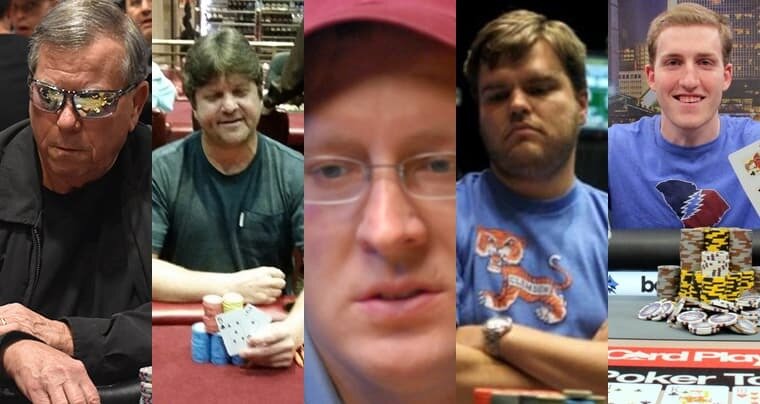 The are th five biggest poker tournament winners from South Carolina